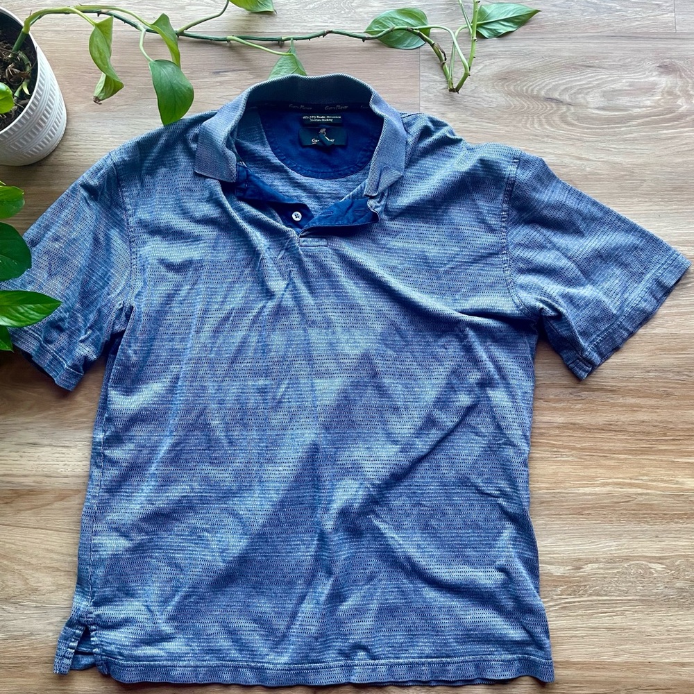 Columbia Two-Tone Gray Polo Shirt